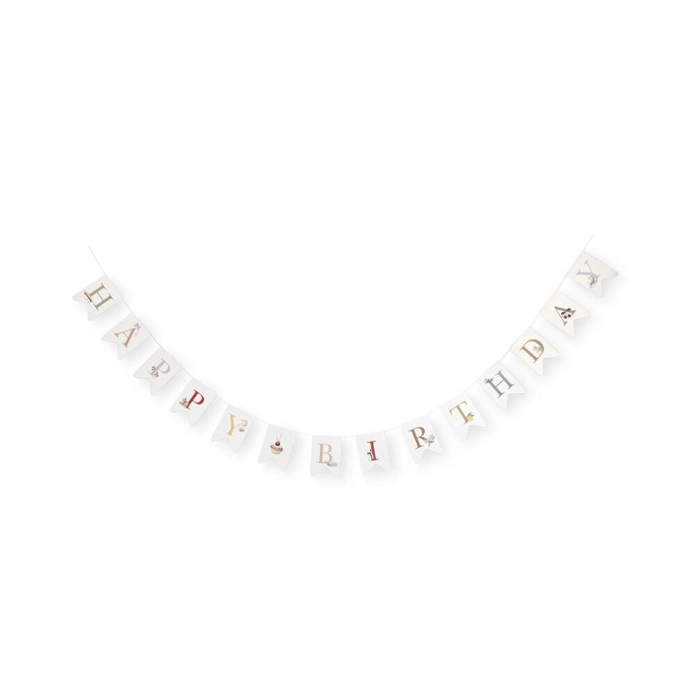 NEW Konges Slojd Happy Birthday Garland, NWT